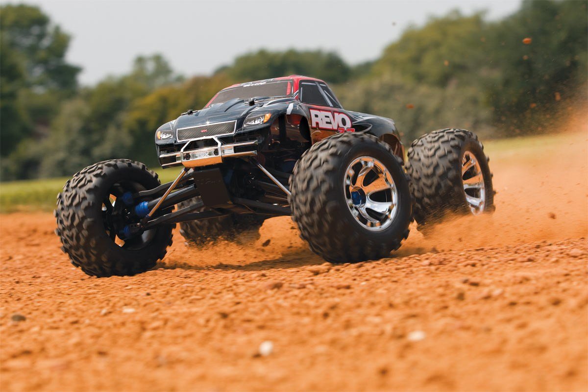 Радиоуправляемая машина с ДВС TRAXXAS Revo 3.3 Nitro 1/10 4WD TSM Купить с  доставкой